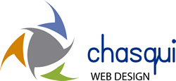 Chasqui web design & social media manager Logo